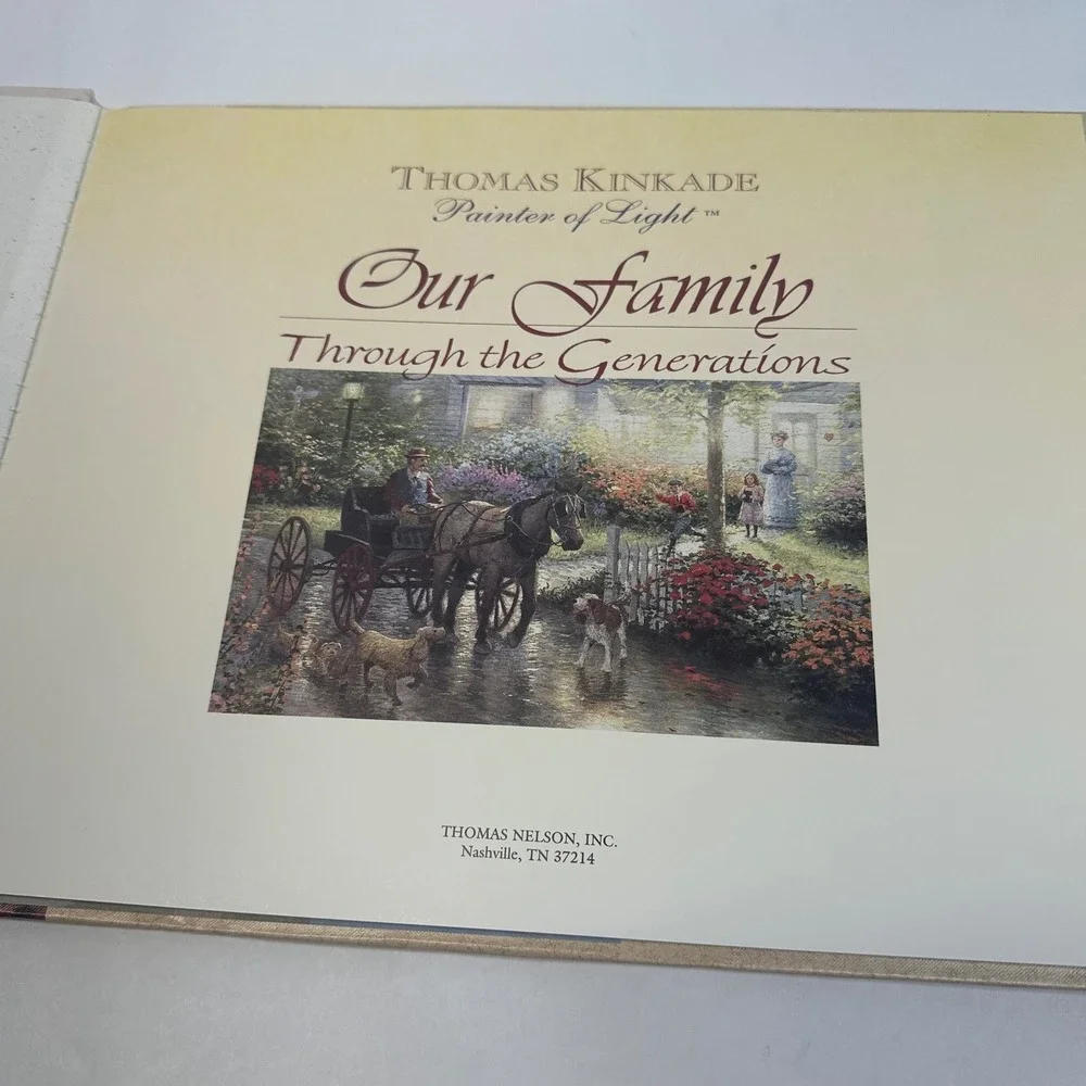 Thomas Kinkade‎ Then and Now Remembering the Generations Family History Journal